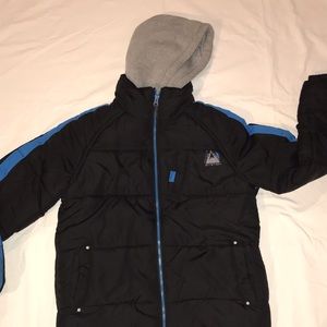 Protection System Boys Blk Bubble Jacket- SZ 14/16